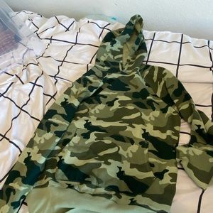 Camo sweater
